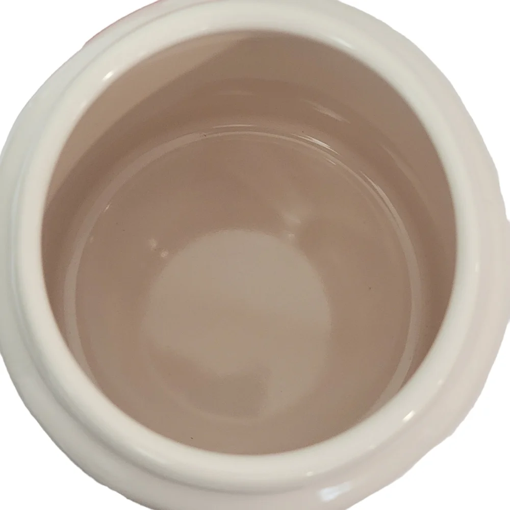 Rae Dunn by Magenta Gnome Sweet Gnome Off White Ceramic Canister Removeable Lid